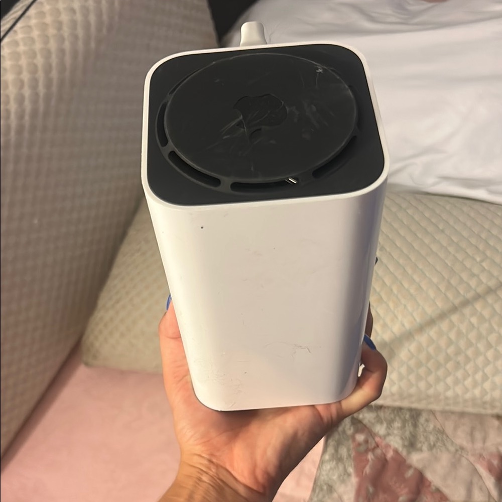 Apple White and Black Device